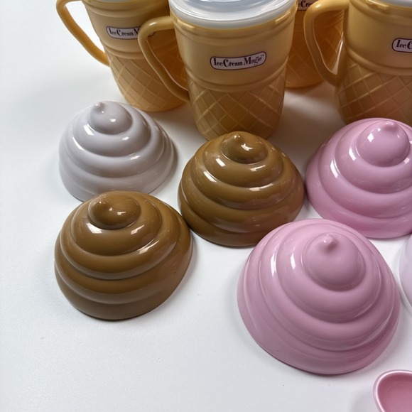 Ice Cream Magic Ice-Cream Maker Set of 6 W/ Spoons Activity As Seen on TV - Picture 2 of 9